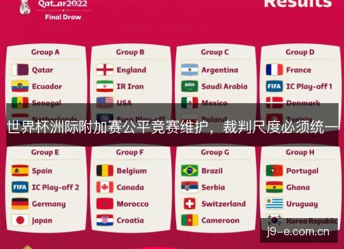 世界杯洲际附加赛公平竞赛维护，裁判尺度必须统一
